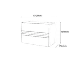 Comoda 2 sertare pentru hol modular BASIC - imagine 7